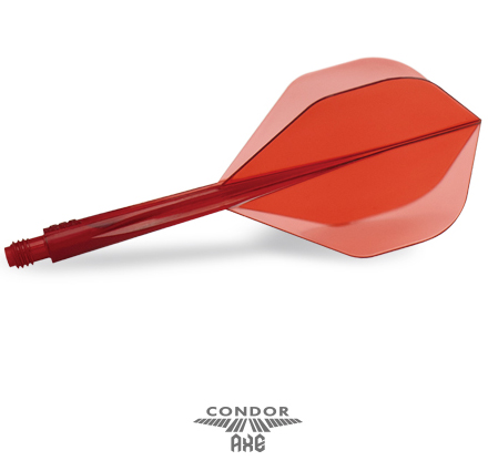 CONDOR AXE Flights Clear Red Standard