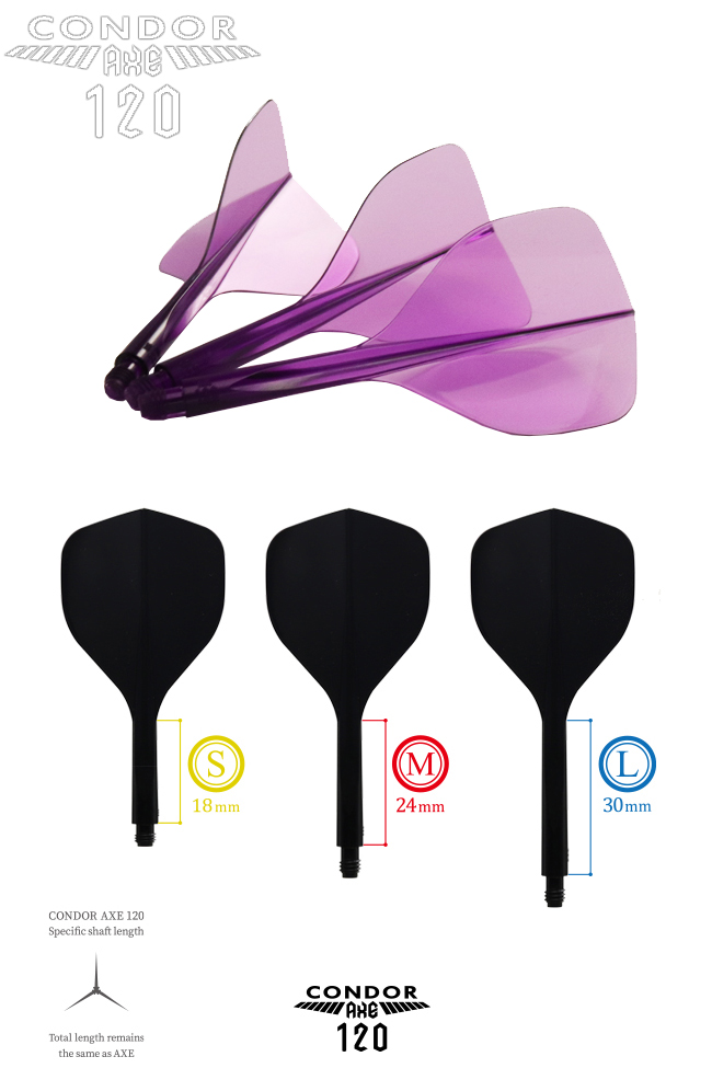 CONDOR AXE 120 Small Clear Purple