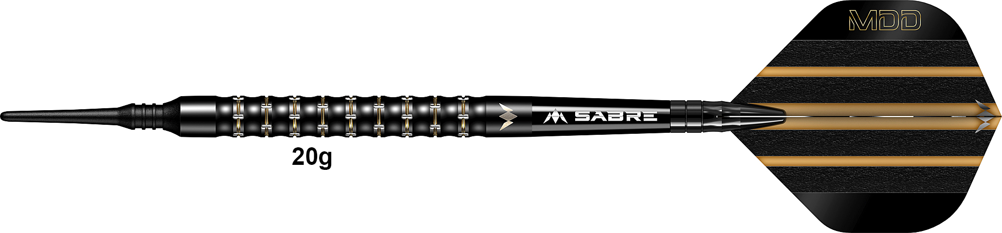 MISSION Mike De Decker95% Black/Gold Soft 20g