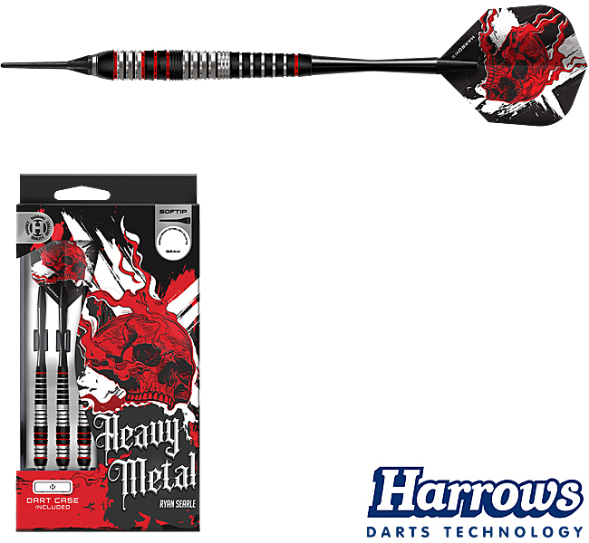 HARROWS Heavy Metal Ryan Searle Stainless Steel Softdarts
