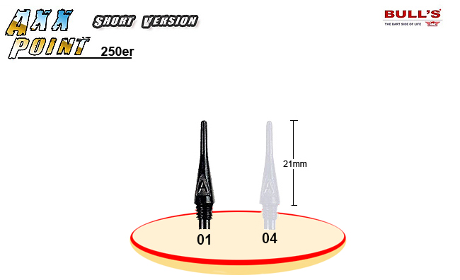 BULLS Axx Points short 250er Pack