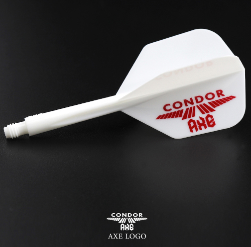 CONDOR AXE Flights Logo White/Red Small