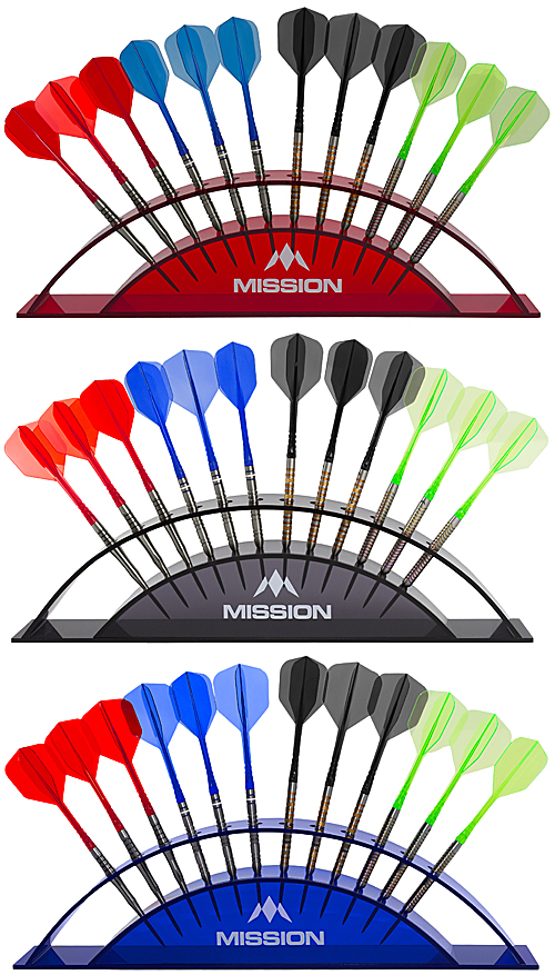 MISSION Station 12 Darts Acrylic Display