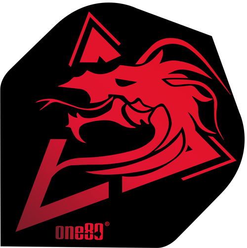 ONE80 Serpent Flights Red