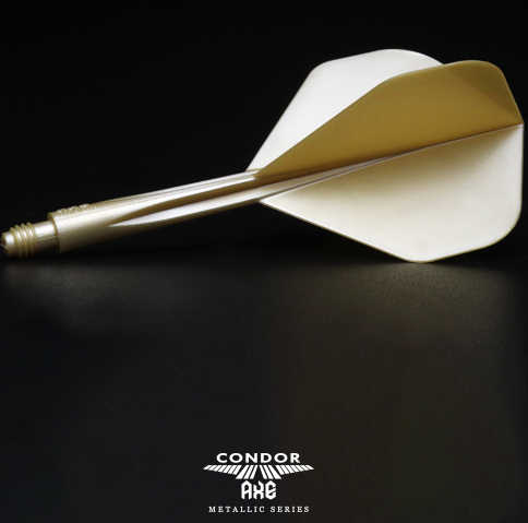 CONDOR AXE Flights Metallic Champaign Gold Standard