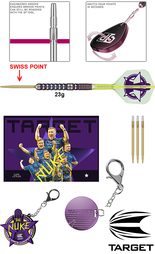 TARGET Luke Littler World Champion Edition SWISS POINT 23g
