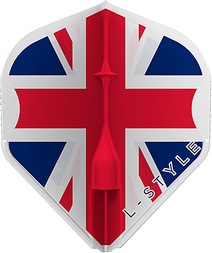 L-STYLE L1 EZ Standard Union Jack Clear White