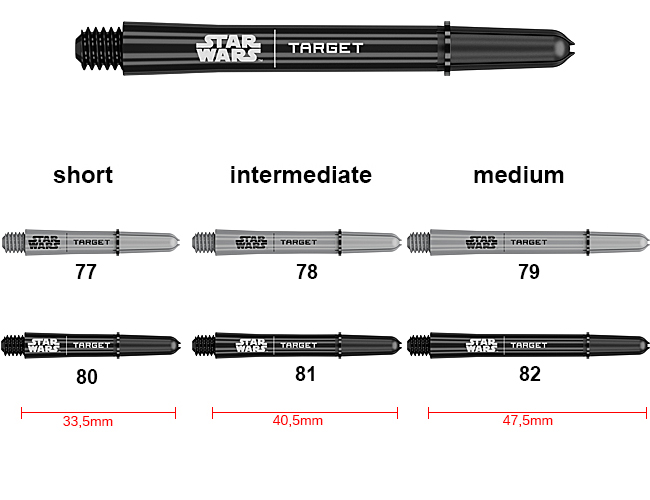 TARGET Shafts Pro Grip Star Wars
