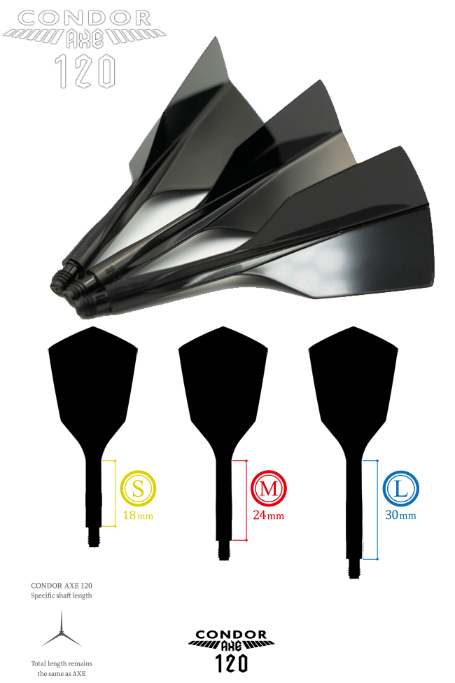 CONDOR AXE 120 Narrow Black