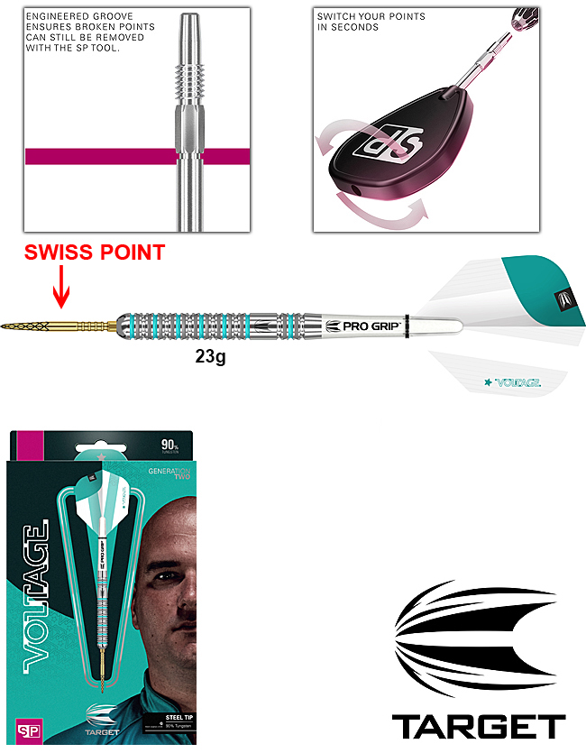 RÜCKLÄUFER: TARGET Rob Cross G2 SWISS Point 23g