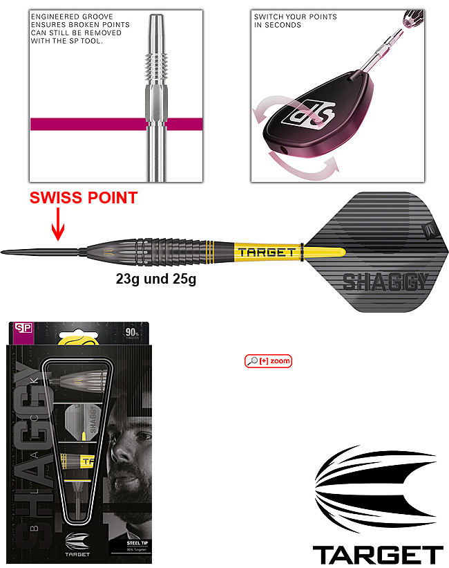 TARGET Scott Williams Black SWISS POINT