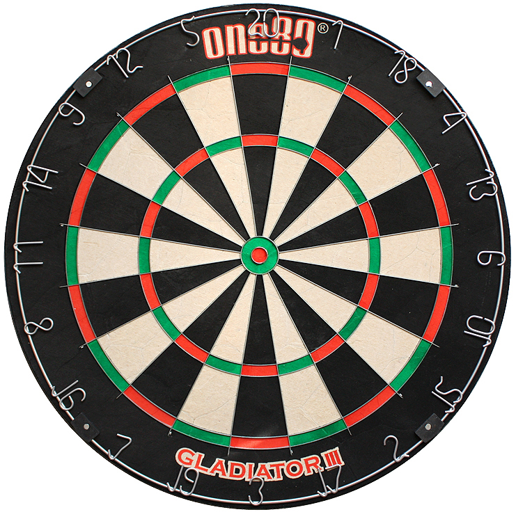 ONE80 Gladiator 3 plus  + HARROWS Heavy Duty Abwurflinie