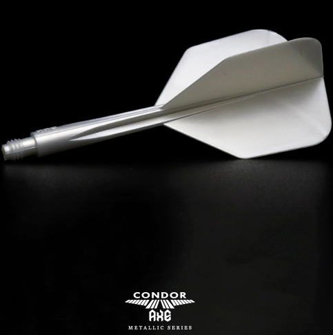 CONDOR AXE Flights Metallic Pearl-Silver Small