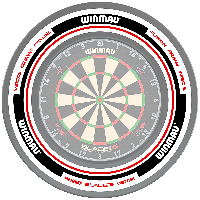 WINMAU Advance White/Red Surround