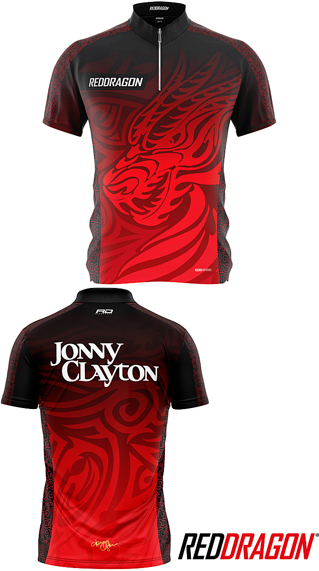 RED DRAGON Jonny Clayton 50 Years Limited Shirt