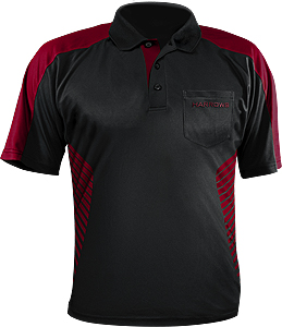 HARROWS Vivid Shirt black/deep-red (Dunkelrot)