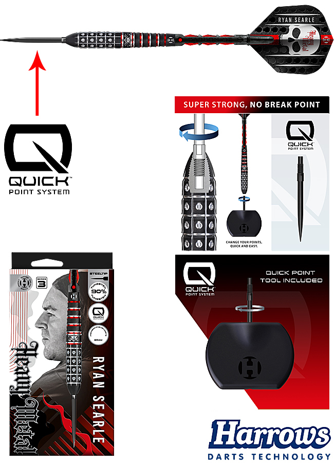 RÜCKLÄUFER: HARROWS Ryan Searle Series 3 QUICK Point 30g