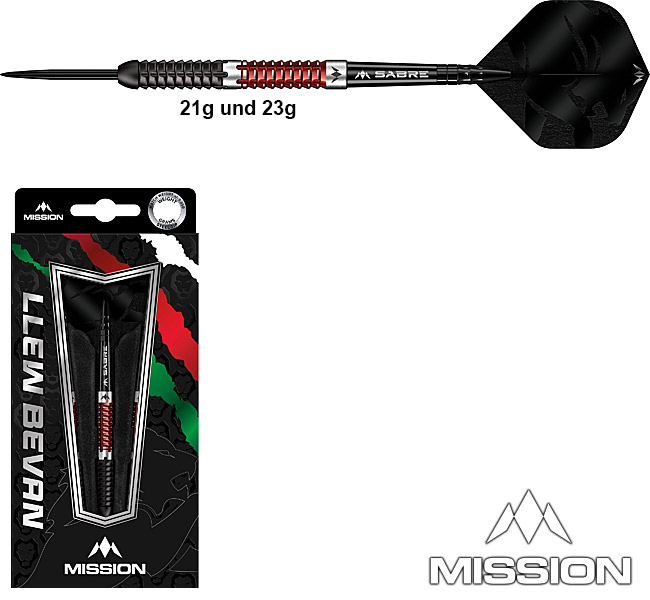 MISSION Llew Bevan Black/Red Electro 90%