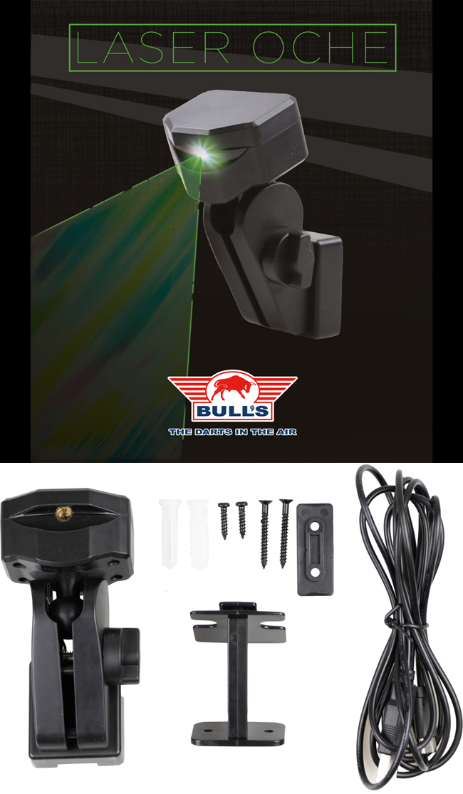 Bulls Green Laser Oche