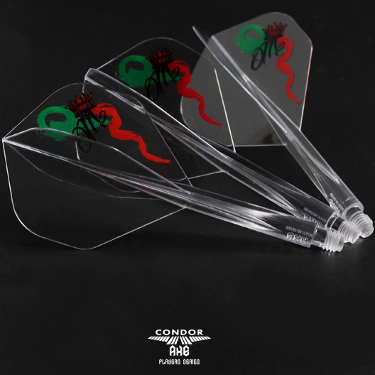 CONDOR AXE Flights Red Crown Clear Standard