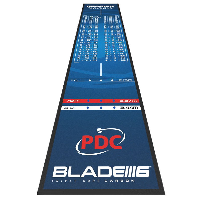 WINMAU Dartmatte Outshot blue