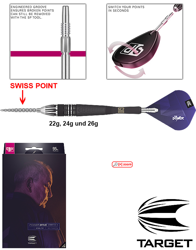 TARGET Power 9Five G10  95% SWISS