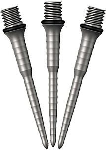 MISSION Titan Pro Conversion Points Ripple Silver