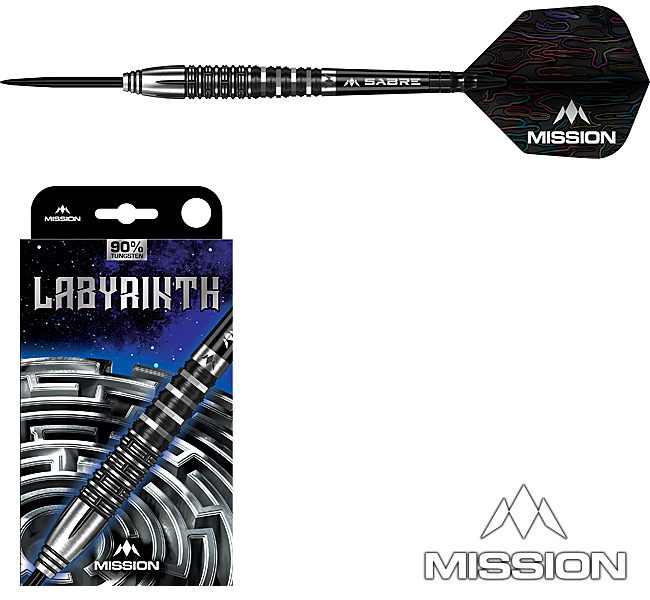 MISSION Labyrinth Black PVD 90%