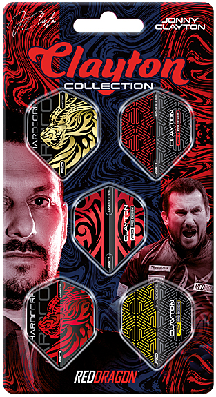 RED DRAGON Jonny Clayton Hardcore Flight Collection