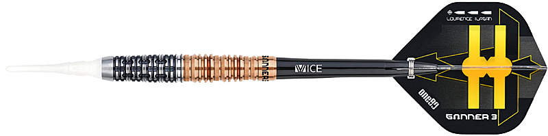 ONE80 Gunner III Ilagan Black/Rose 90% 22g Soft