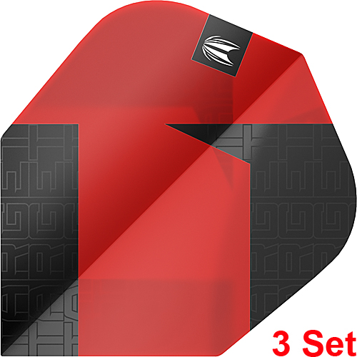 TARGET Tag Black/Red 3 Set No6 Flight