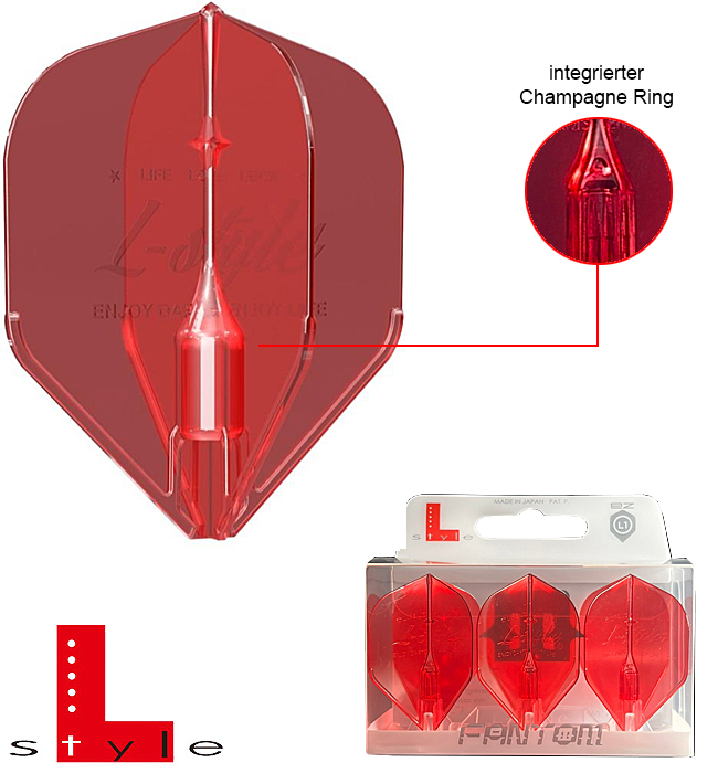 L-STYLE L1EZ FANTOM Clear Red