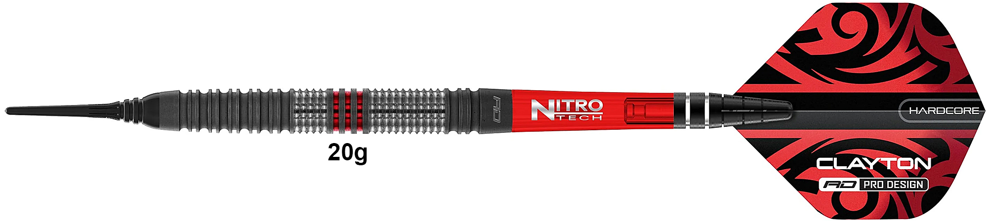 RED DRAGON Jonny Clayton Hiraeth 90% Soft 20g