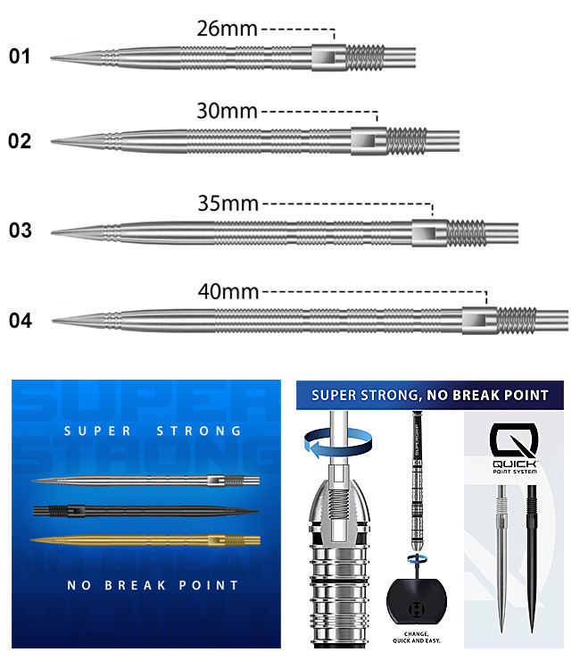 HARROWS Micro Grip - Silver Quick Point