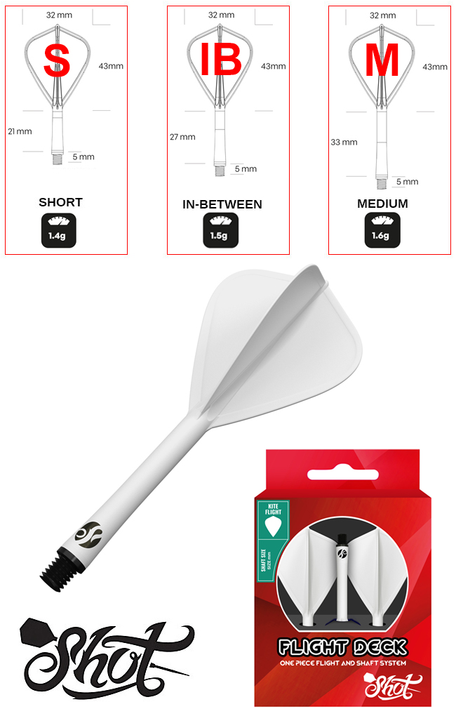 SHOT Flight Deck One Piece White Kite