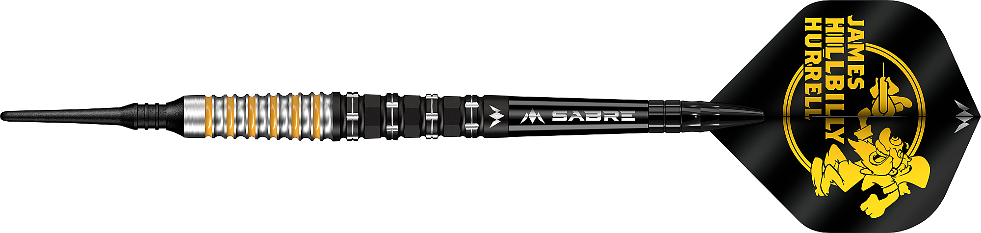 MISSION James Hurrell V2 Black/Yellow 95% - Soft 20g