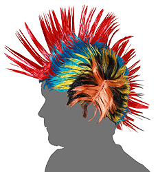 RED DRAGON Peter Wright Hair Wig