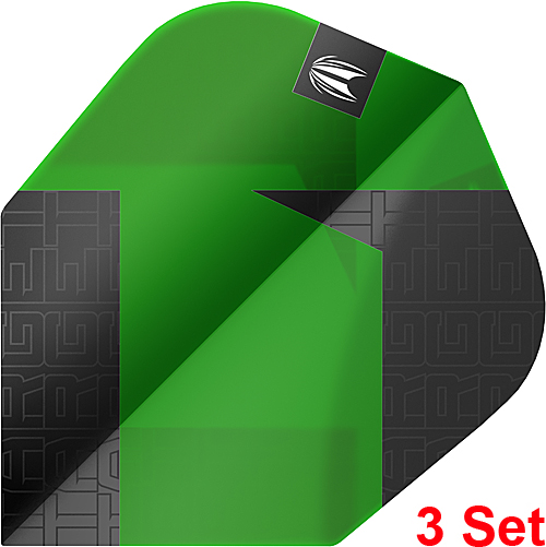 TARGET Tag Black/Green 3 Set No6 Flights