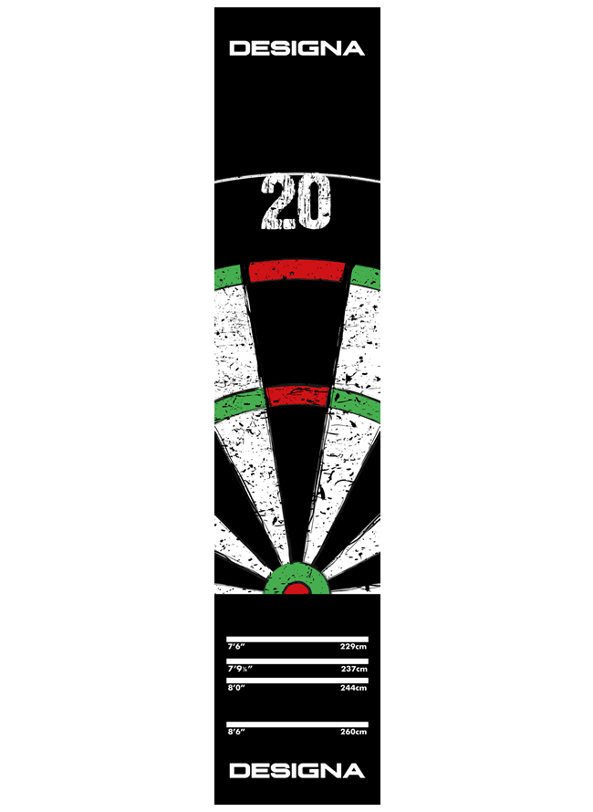 DESIGNA Dartmatte 60cm