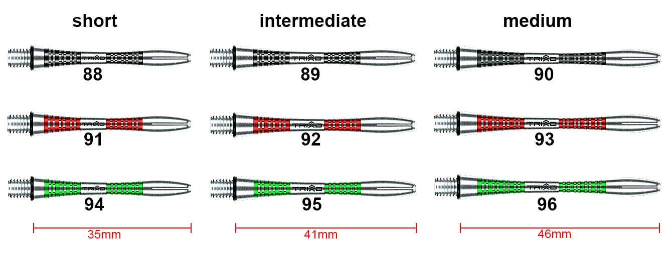 WINMAU Triad Shafts