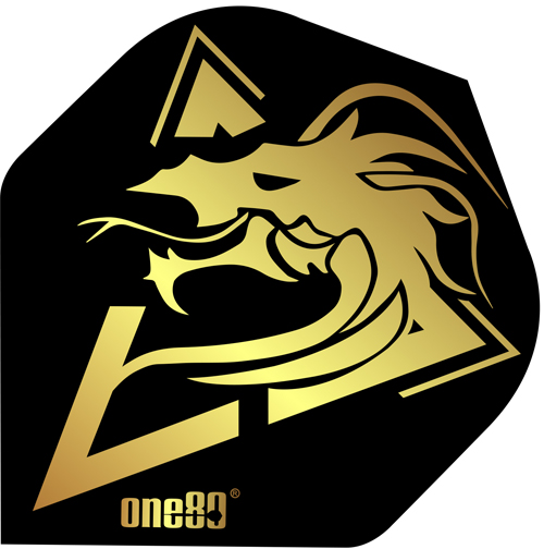 ONE80 Serpent Flights Gold