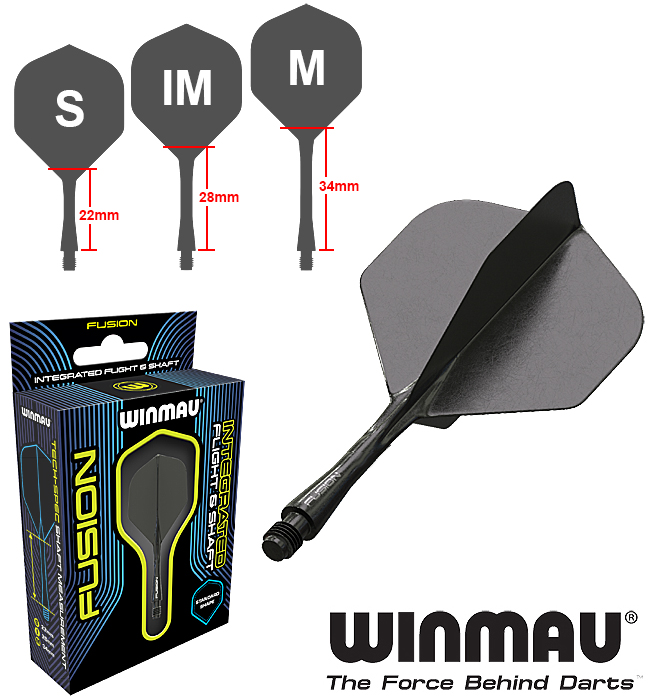 WINMAU Fusion F/S Solid Black No2