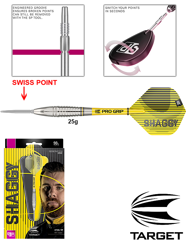 RÜCKLÄUFER: TARGET Scott Williams SWISS Point 25g