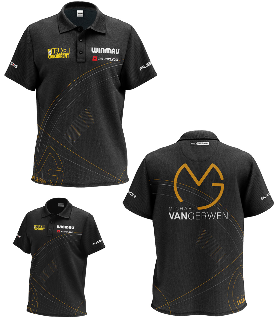 WINMAU MvG 5 Year Anniversary Dart Shirt