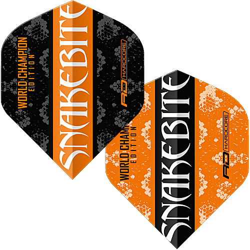 RD Peter Wright Orange & Black Yin Yang Flights