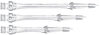 HARROWS Clic Shafts Slimline clear