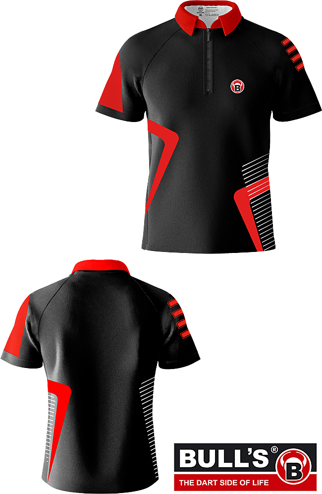 BULLS Team Dartshirt Red
