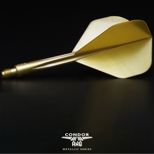 CONDOR AXE Flights Metallic Gold Standard