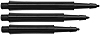 HARROWS Clic Shafts Standard black