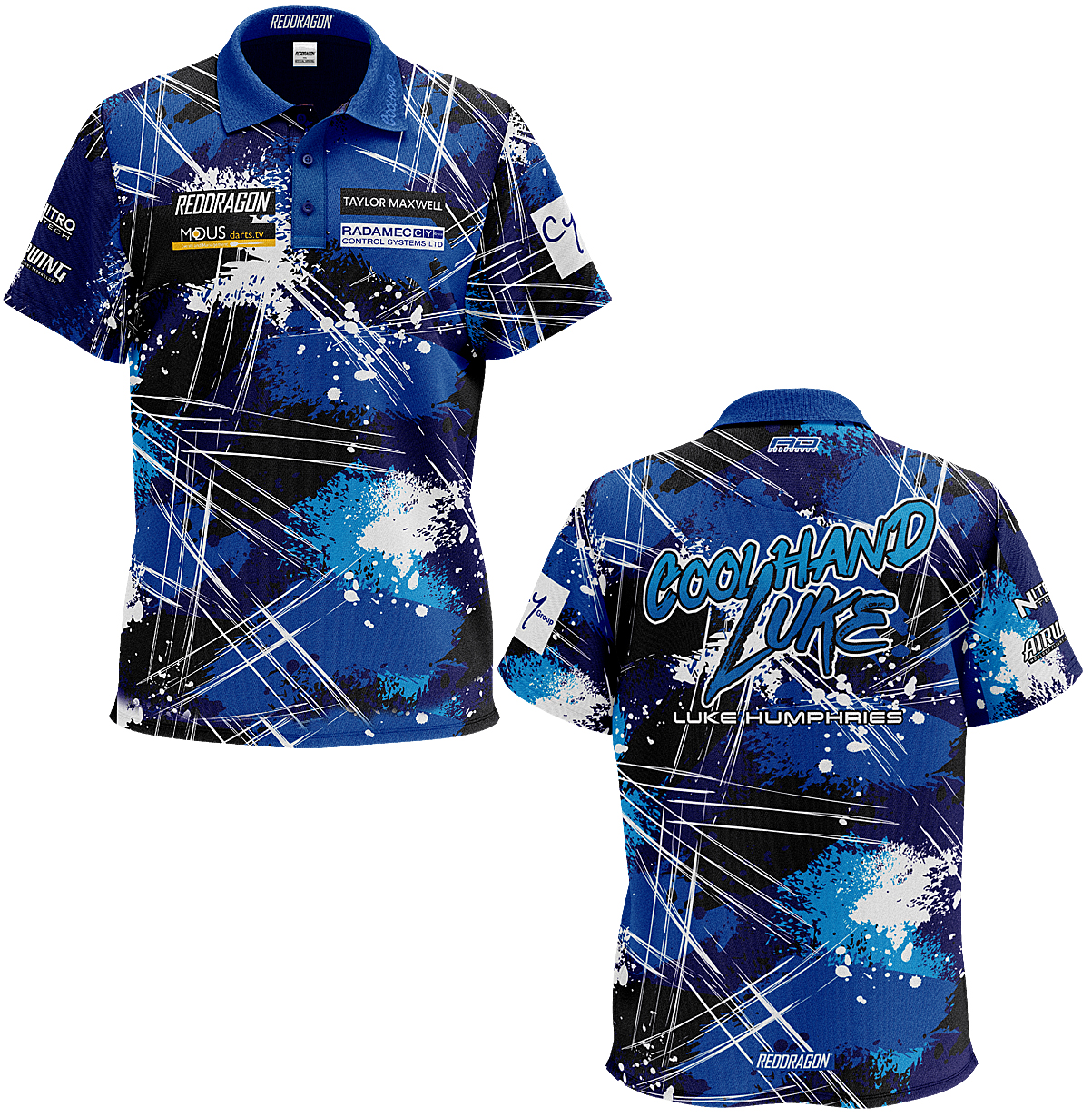 RED DRAGON Luke Humphries World Champion Tour Polo